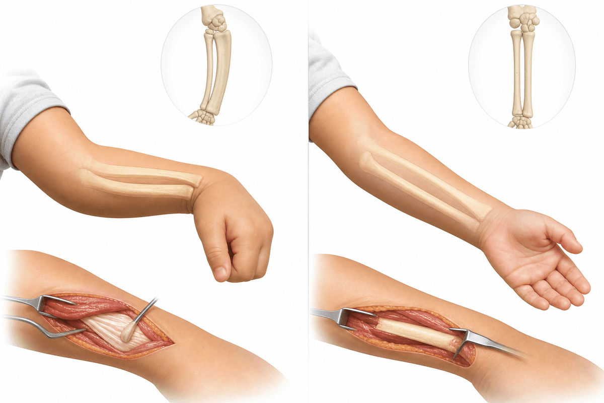 Radial Clubhand Correction